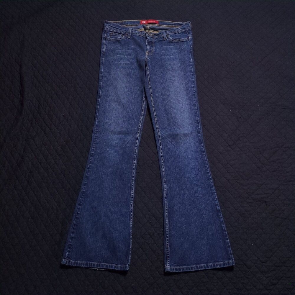 Vintage Y2K X2 Jeans Laboratory Womens Size 6 Blue Stretch